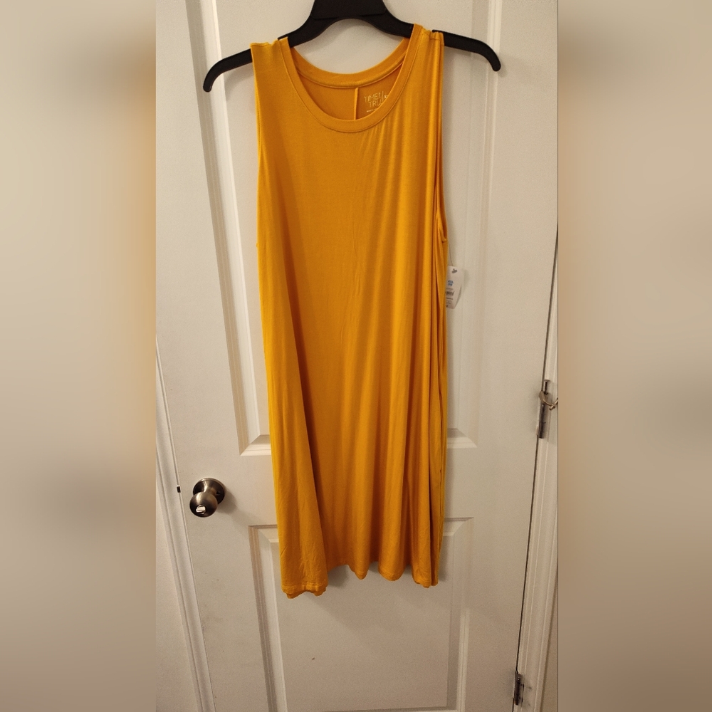 Time and Tru Mustard Maxi Skirt